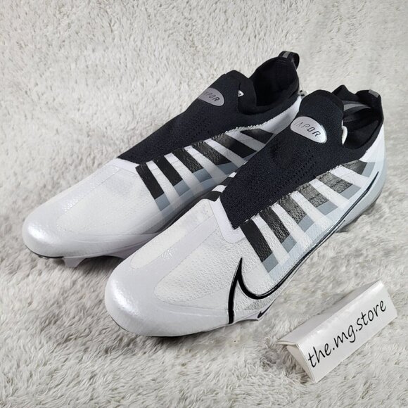 Nike Vapor Edge Elite 360 Flyknit Metallic Silver Cleat Size 13.5 New DQ3558-100 main image 6